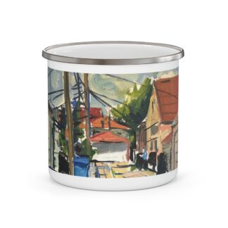 Chicago Alley Enamel Mug